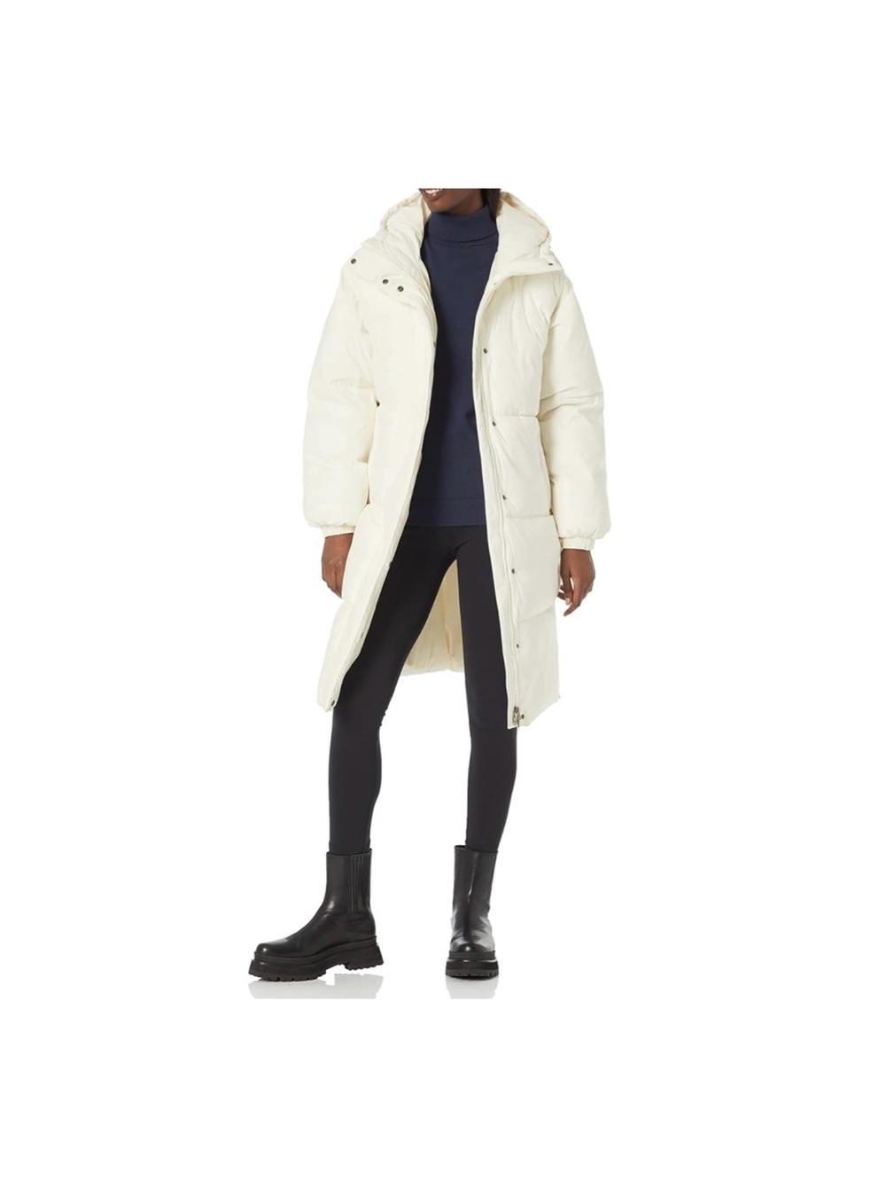Amazon Essentials Women's Oversized Long Hooded Insulated Puffer Jacket Sz XXL
